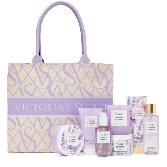 VICTORIAs SECRET The Balance Ritual Kit lavender gift sets Pink NWT discontinued - Picture 4 of 5